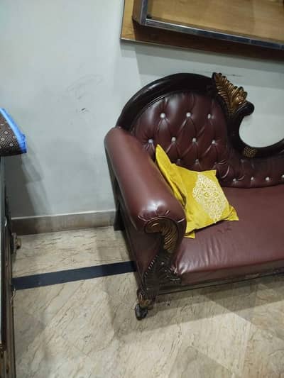 Royal Style Sofa three Seater Rexine Cover