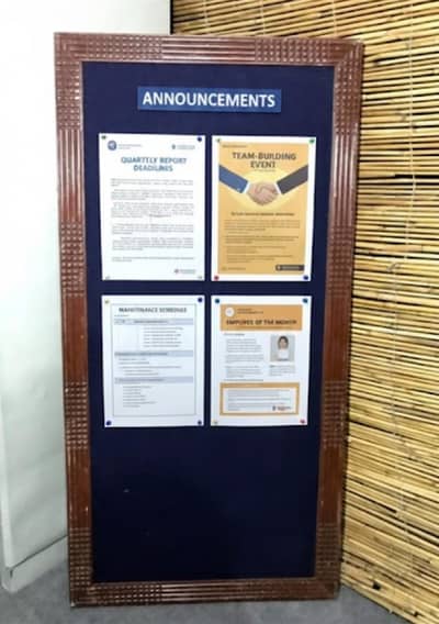 Notice board (Wooden)
