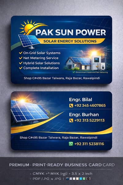 Solar Installation Provider in Rawalpindi/ Islamabad