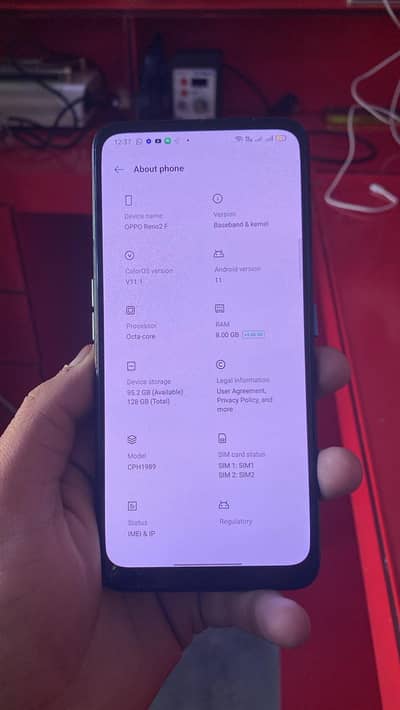 Oppo Reno 2f only set