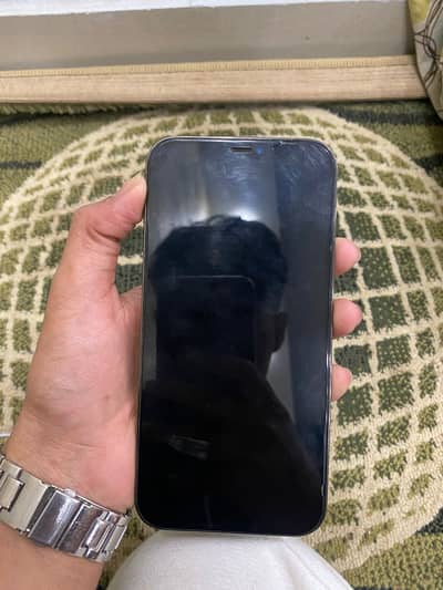 I phone 12 pro max black 128 jv