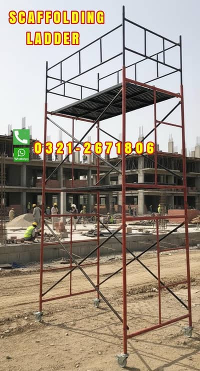 Iron Scaffoldable Ladder Heavy Duty Foldable Ladder