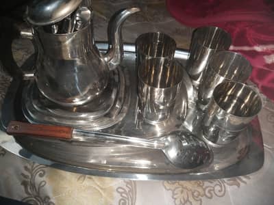Stainless Steel Crockery and Dinner Set