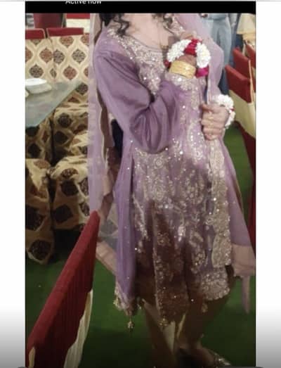 Naqshi Net Embroidery Luxury suit