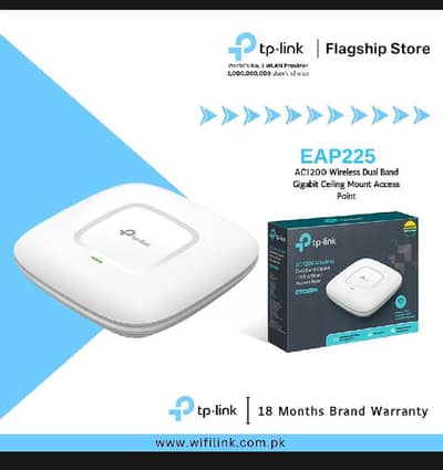 TP-Link Access Point EAP225 AC1200 Dual Band Gigabit Ceiling Mount