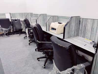 Complete Office setup - Call center tables and chairs