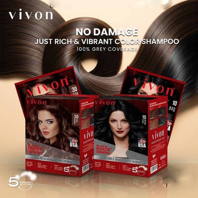 30 dark brown vivon colour keratin rich vibrant