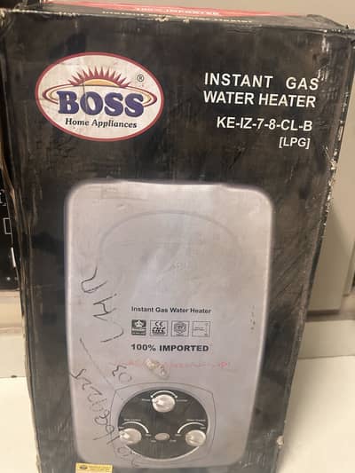 Brand New Company Boss Instant Gas Water Heater