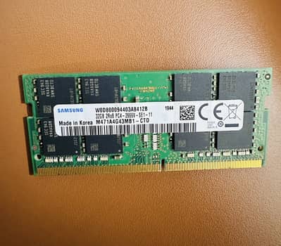 32Gb DDR4 Ram