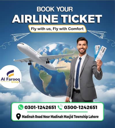 Book Airline Tickets & Umrah Packages