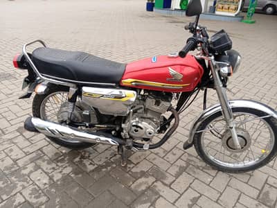 Honda CG125 2021 Reg 2023 Punjab number exchange possible