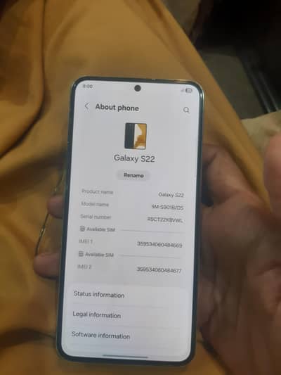 Samsung S22 8/128 in Good Condition