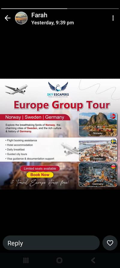 Group tour  Dream  Destination