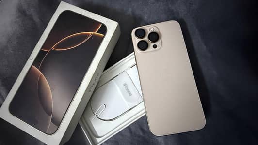 Apple iPhone 16 Pro Max 256GB - PTA approved- desert titanium