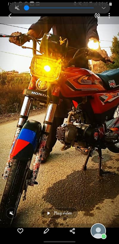 US 70 cc Bike modified 2016 model convert 2025 Invoice documents