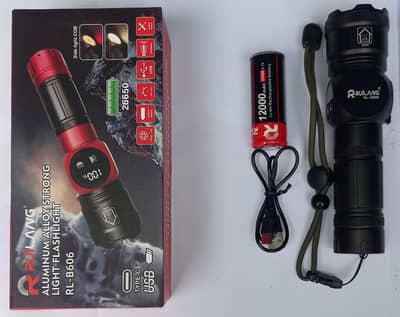  RUILANG RL-B606 Rechargeable LED Flashlight