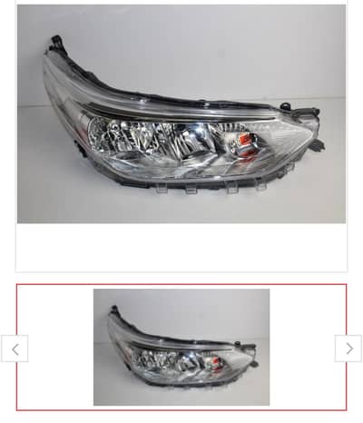 Toyota Yaris head lights brand new original
