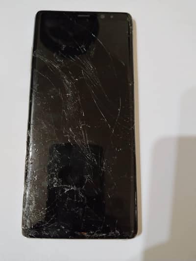 lcd off and broken galaxy note 8 , 4/64 GB only board & battery 4 sale