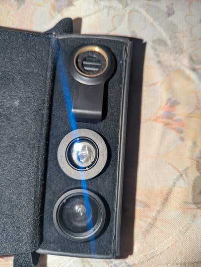 Phone camera lens kit Fisheye+Macro+Wide with Premium Protective Case