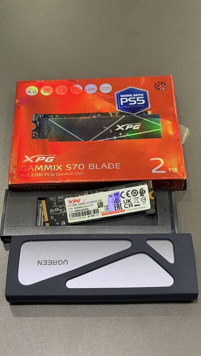 XPG GAMMIX S70 BLADE PCIe Gen4x4 M. 2 2280 SSD – 2TB