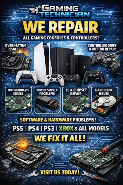 Playstation/Xbox Repairing services And controller Repair