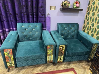 7 seater sofa set with original molty foam very slightly used