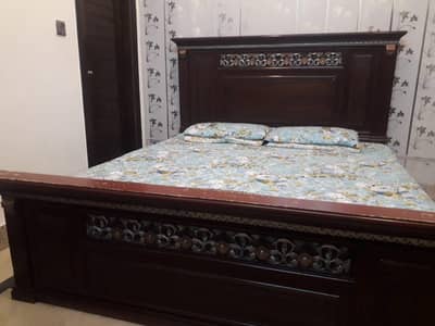 Double Bed with 2 side tables