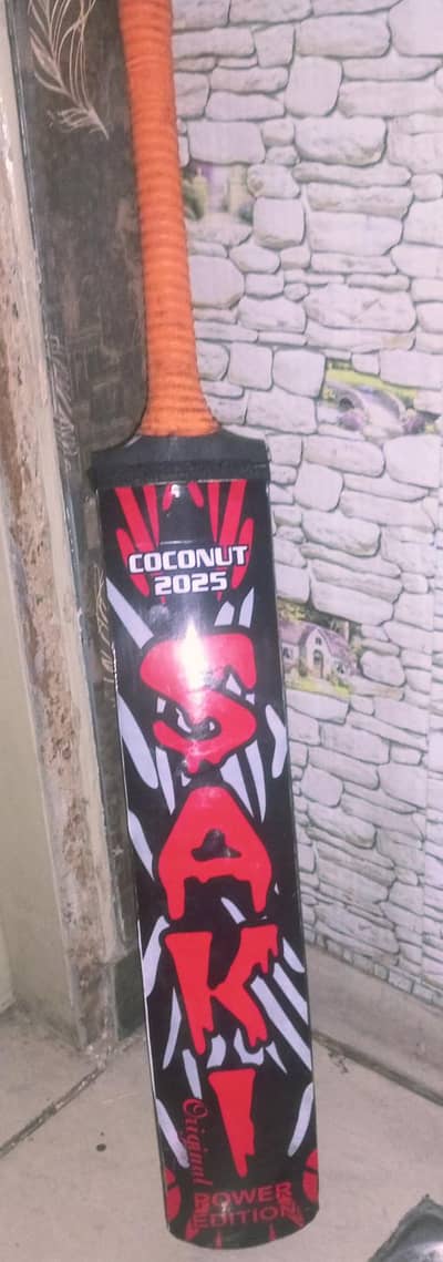 Orignal Lankan coconut wood tape ball bat