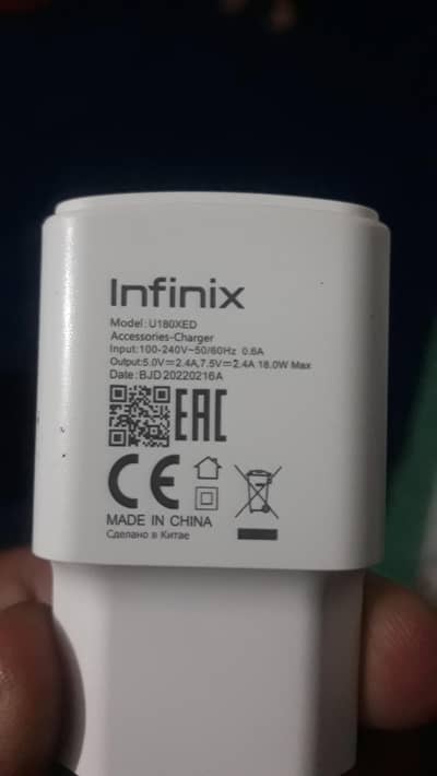infinix smart 9 ka geniune charger