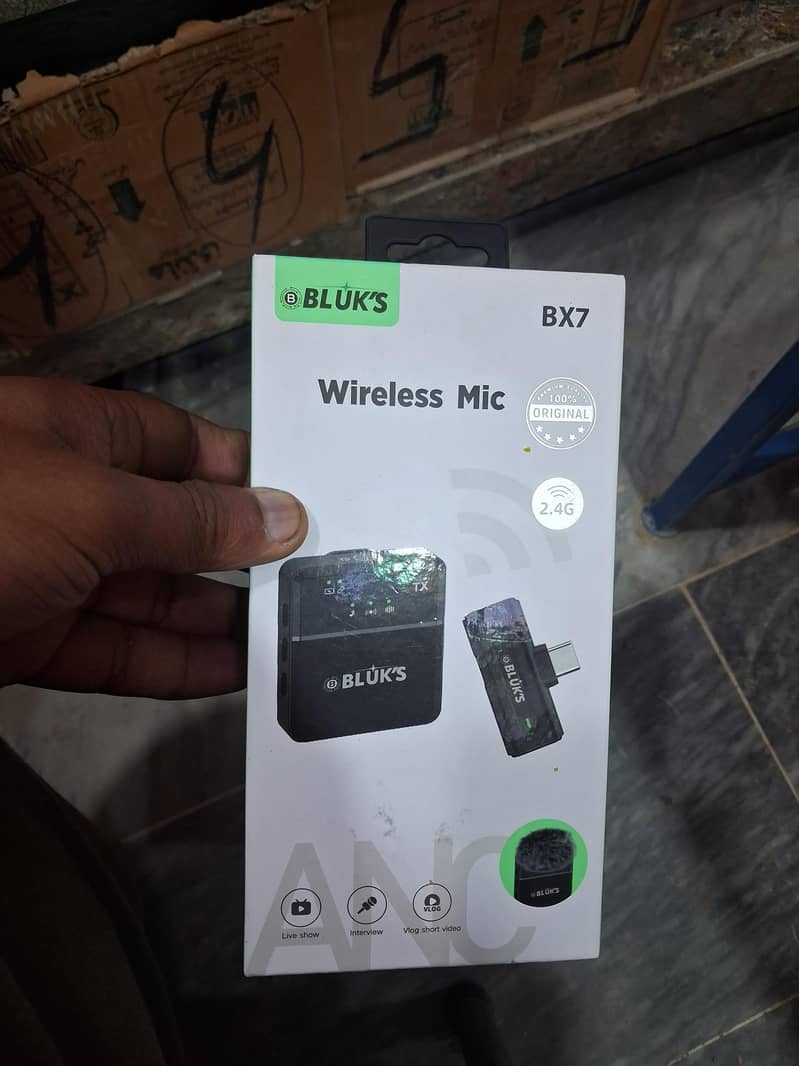 wireless mic B×7 0