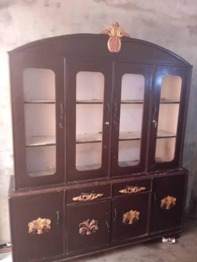 showcase 4 door / 2 piece