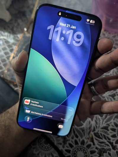 iPhone 16 Pro Max with box JV, 256GB storage, Black color