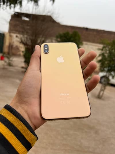 iphone xs max golden colour