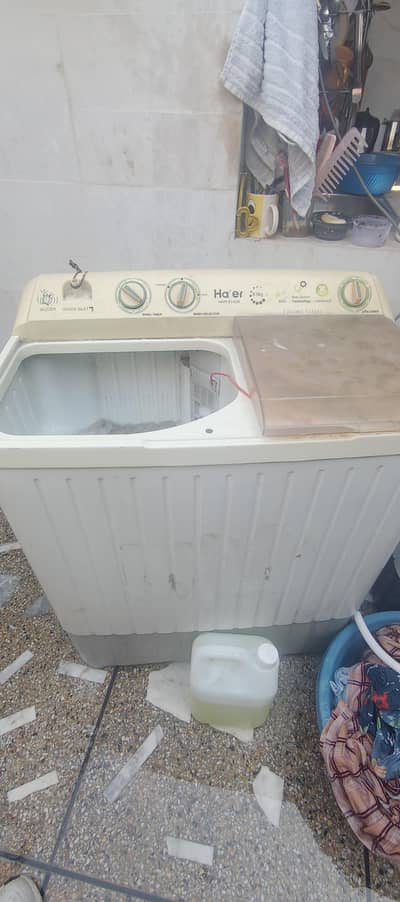 haier washing and dryer