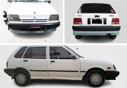 Suzuki Khyber Fiber Body Kit | Repairable | Unpainted | Sporty Look