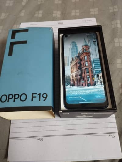 oppo F19 6/128 Pta Approved with box