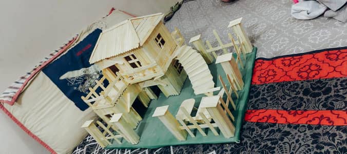 ice cream sticks house