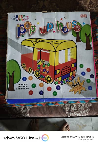 kids Tent house double with balls