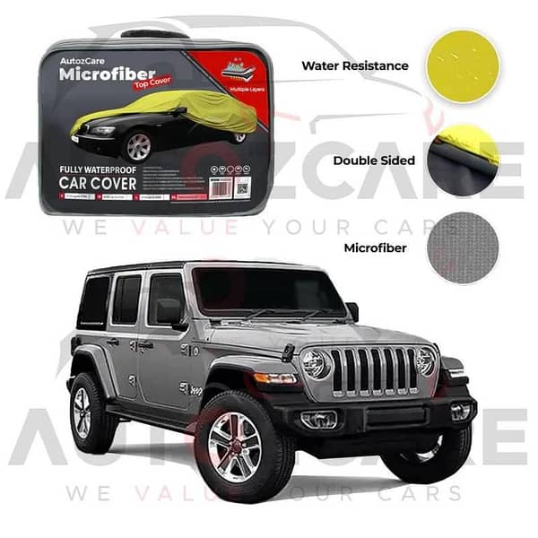 Jeep Wrangler Microfiber Top Cover - Model 2018-2025