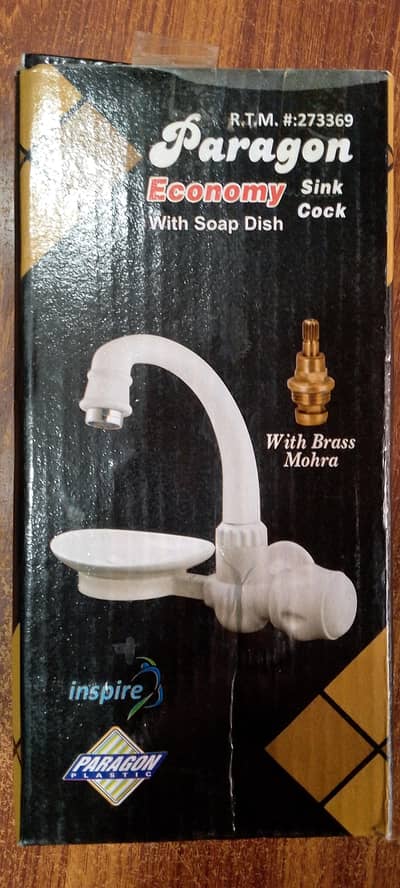 sink cock with soap Dish