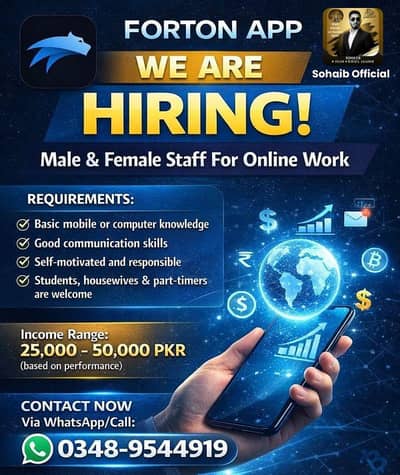 Online Job | Part Time Full Time Job | Job for male and female