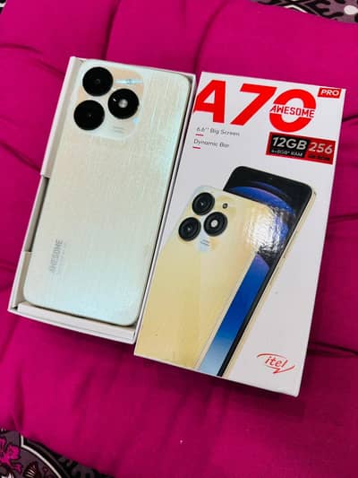 Itel A70 pro 12/256 gb complete box
