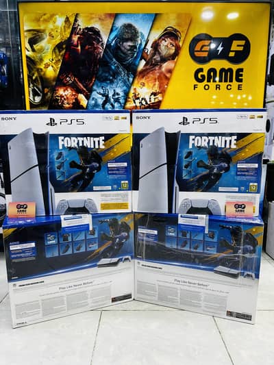 PS5 Slim Disc Edition - Fortnite Jumbo Sealed - 2116 Model