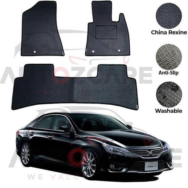 Toyota Mark X China Rexine Floor Mat 5PCS - Model 2010-2019