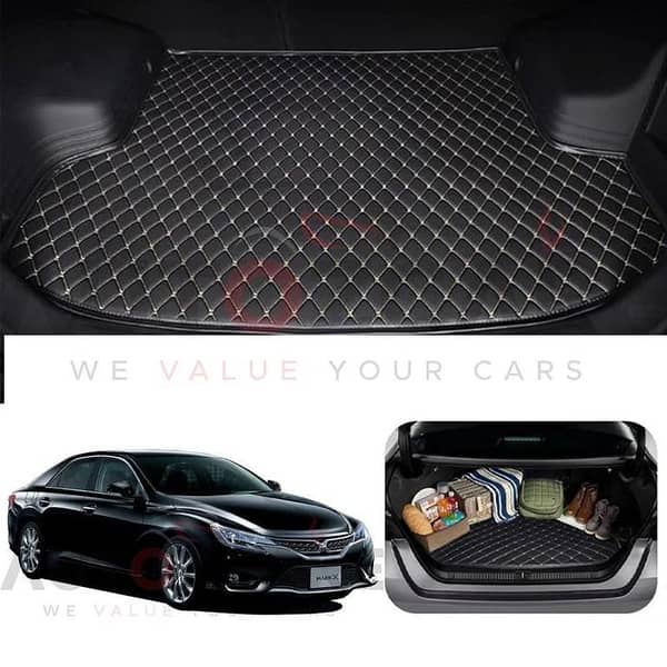 Toyota Mark X 7D Custom Car Trunk Mat - Model 2010-2019