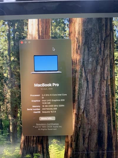 Macbook pro 2019 15 inch i9