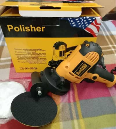 Heavy duty car polisher or car care pads available