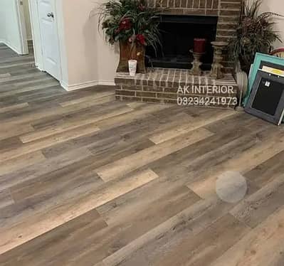 Wooden Floor - Vinyl Floor - Wallpaper - Blinds - Fluted Panel - Gras
