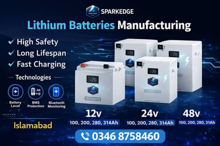 Lithium Batteries 12, 24, 48v for sale