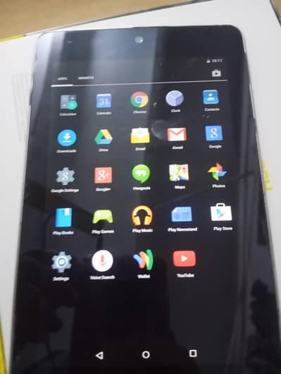 nexus 7 tablet. all ok h YouTube games and Google and other sports.